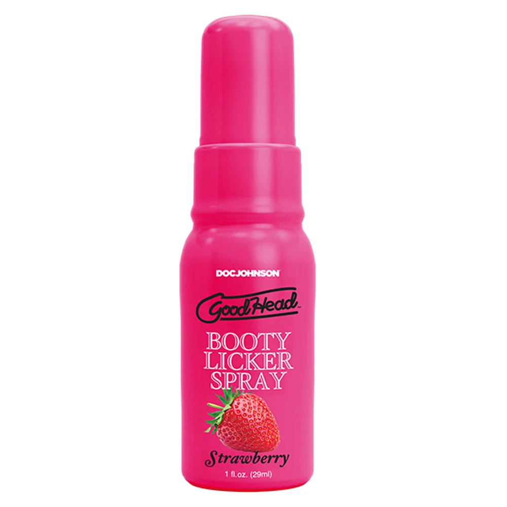 Goodhead Booty Licker Spray Strawberry 1 Fl Festival & Rave Doc Johnson