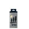 Trio Non-Vibrating Butt Plug Set - Blue Anal Play VeDO