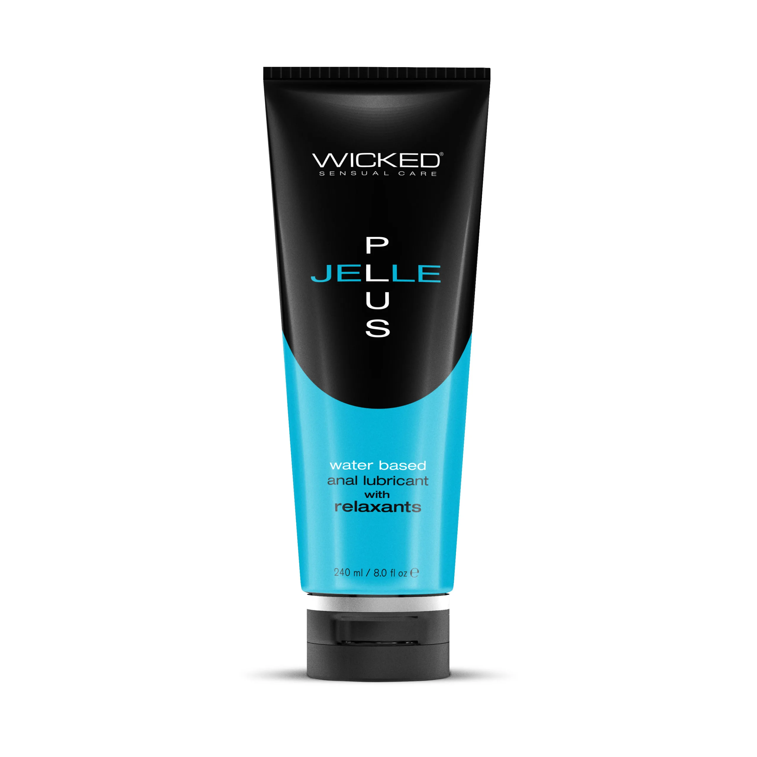 Aqua Jelle Plus - Anal Lubricant With Relaxants 8 Oz Lubes & Essentials Wicked Sensual Care