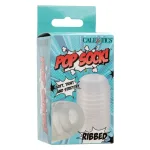 Pop Sock Ribbed - Clear Strokers & Pumps CalExotics