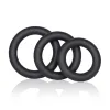 Dr. Joel Kaplan Silicone Support Rings - Black Cockrings CalExotics