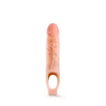 Performance - 9 Inch Cock Sheath Penis Extender - Vanilla Cockrings | Penis Sleeves Blush