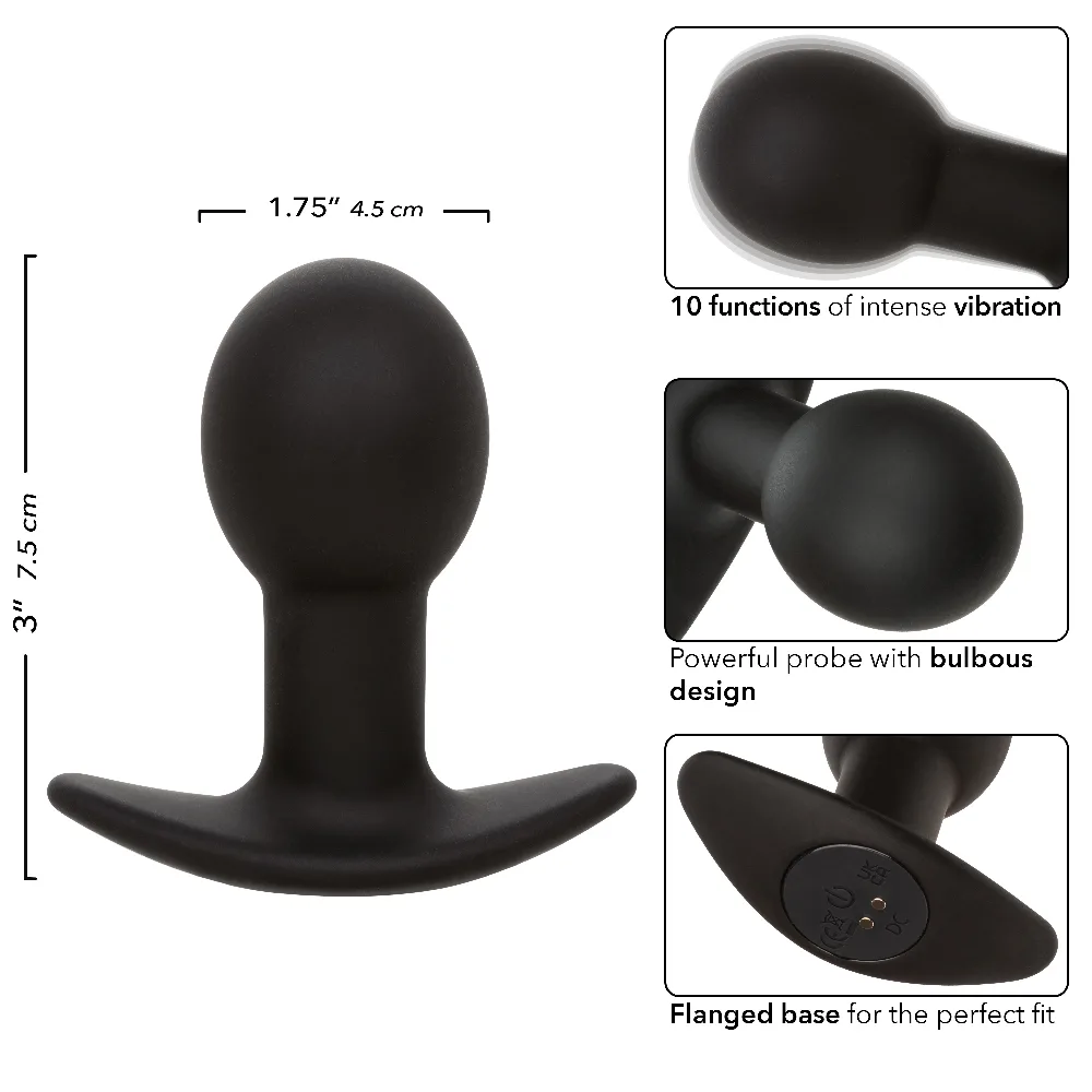 Rock Bottom Pop Probe - Black Vibrators CalExotics