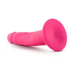 Neo - 5.5 Inch Dual Density Cock - Neon Pink Anal Play Blush