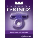 Fantasy C-Ringz Vibrating Super Ring Purple Vibrators Pipedream