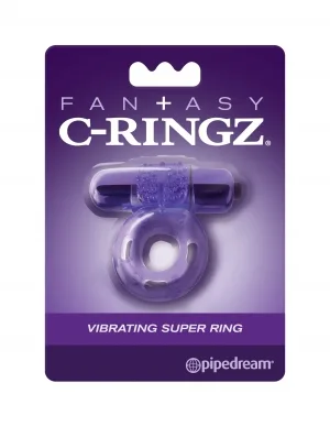 Fantasy C-Ringz Vibrating Super Ring Purple Vibrators Pipedream