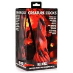 Hell Kiss Twisted Tongues Silicone Dildo - Red Dildos XR Brands