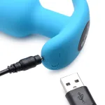 21x Silicone Butt Plug With Remote - Blue Anal Play XR Brands