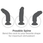 King Cock 8-Inch Vibrating Cock - Light Vibrators Pipedream