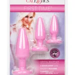 First Time Crystal Booty Kit - Pink Anal Play CalExotics