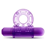 Play With Me - Couples Play - Vibrating Cock Ring - Purple Vibrators Blush