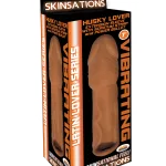 Skinsations Latin Lover Series Husky Lover 7 Inch Vibrating - Brown Vibrators Hott Products