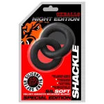 Shackle Double Link'd Cock/ball Rings - Black Cockrings | Ball Stretchers & Spreaders Oxballs