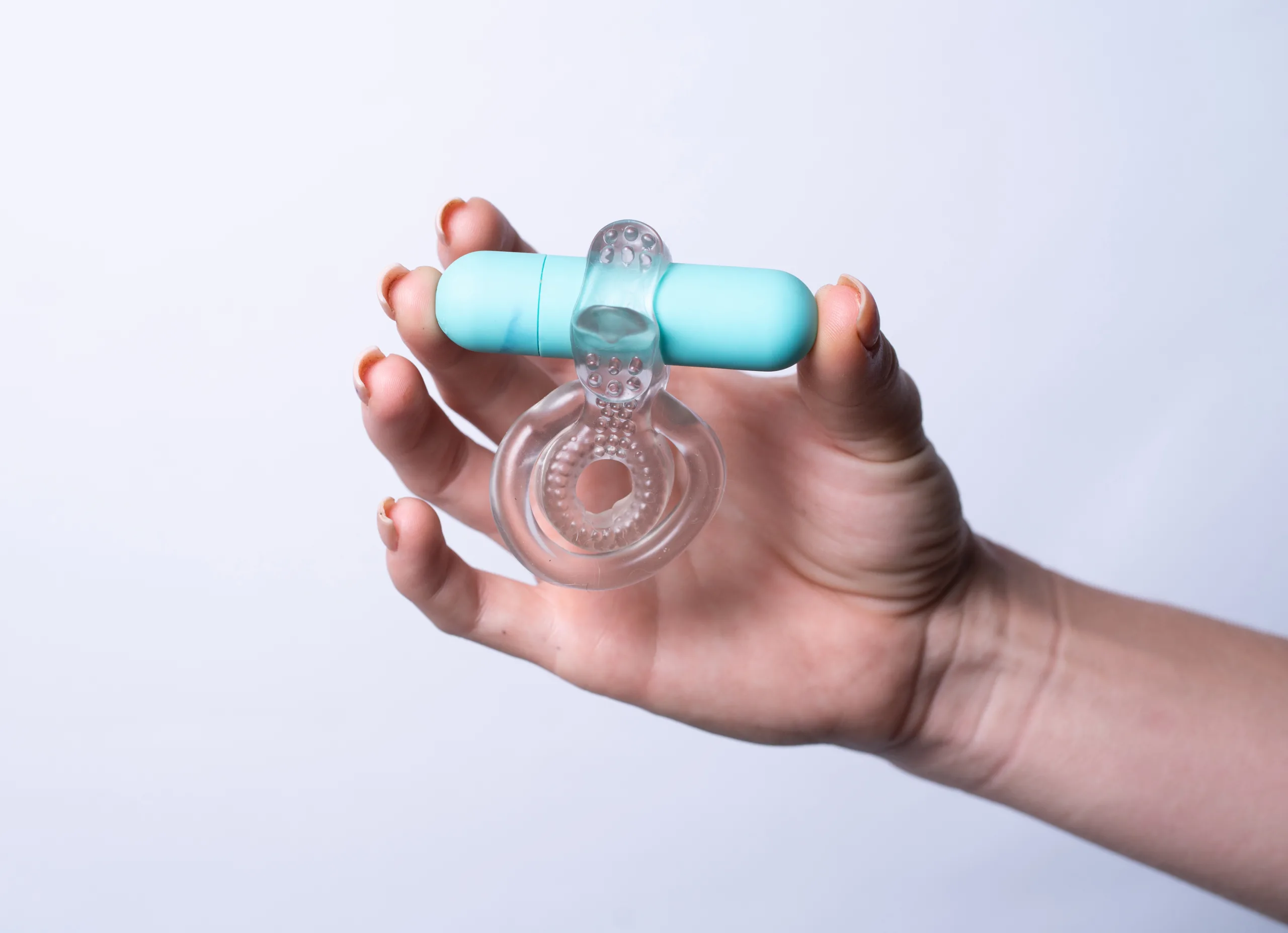 Jayden Vibrating Erection Enhancer Ring - Clear Couples & C-Rings Maia Toys