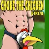 Choke the Chicken Bikini - One Size - Black Novelty Male Power