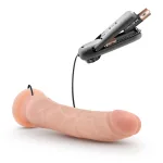 Dr. Skin - 8.5 Inch Vibrating Realistic Cock With Suction Cup - Vanilla Dildos Blush