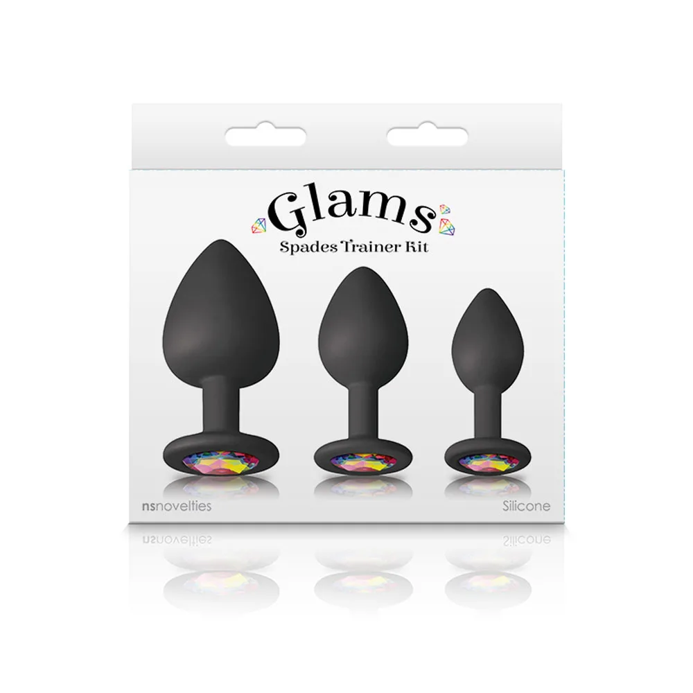 Glams - Spades Trainer Kit - Black Anal Play nsnovelties