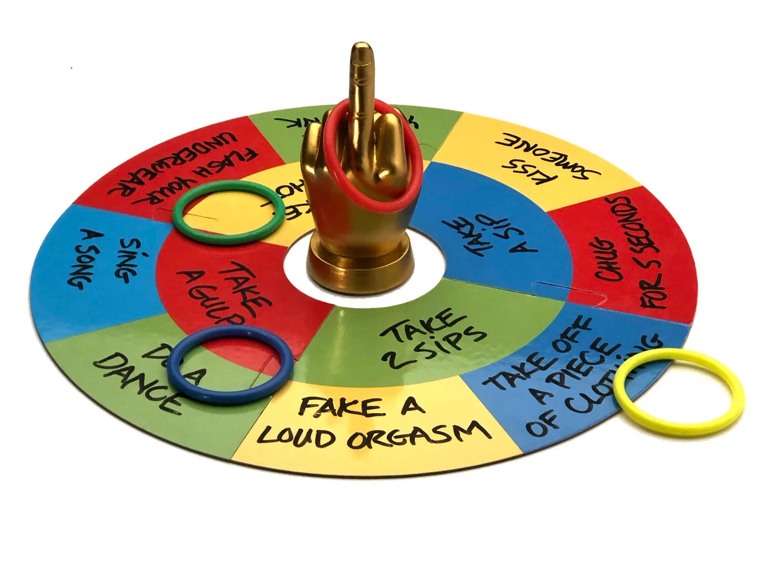 Let's Get Fucked Up Ring Toss Novelty Little Genie