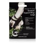 Silicone Tri-Snap Scrotum Support Ring - Large Cockrings | Adjustable CalExotics