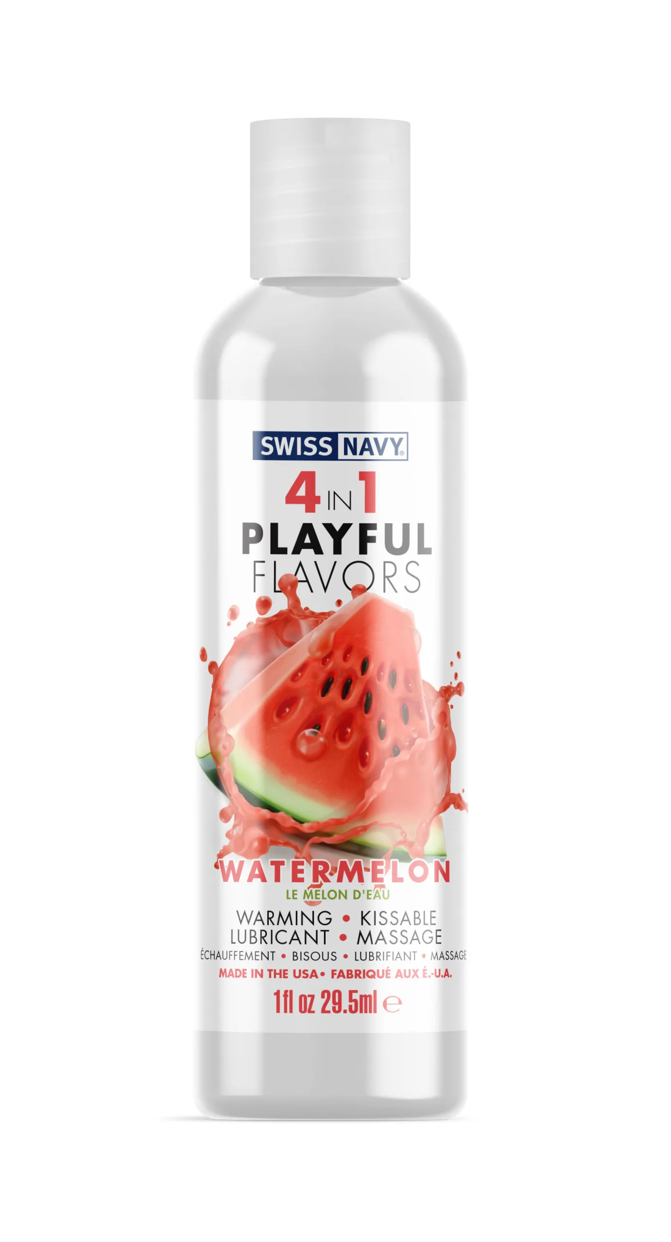 Swiss Navy 4-in-1 Playful Flavors - Watermelon 1 Oz Lubes & Essentials M.D. Science Lab