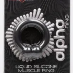 Alpha Liquid Silicone Muscle Ring - Black Enhancers CalExotics