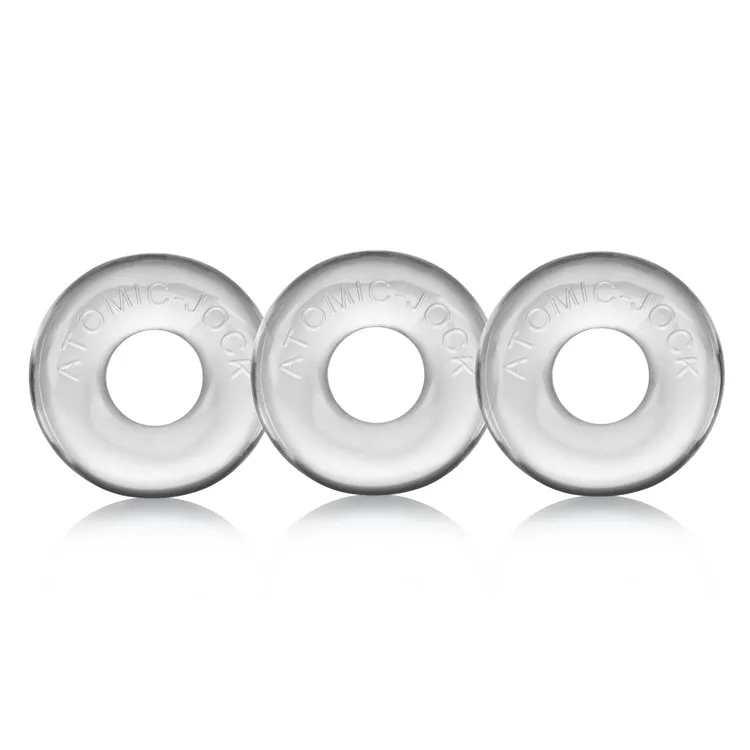 Ringer 3-Pack Do-Nut-1 - Clear Enhancers Oxballs