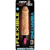 Skinsations Vibra-Flex Heat Seeker - Flexible Warming Dildo With 12 Frequencies Vibrators Hott Products