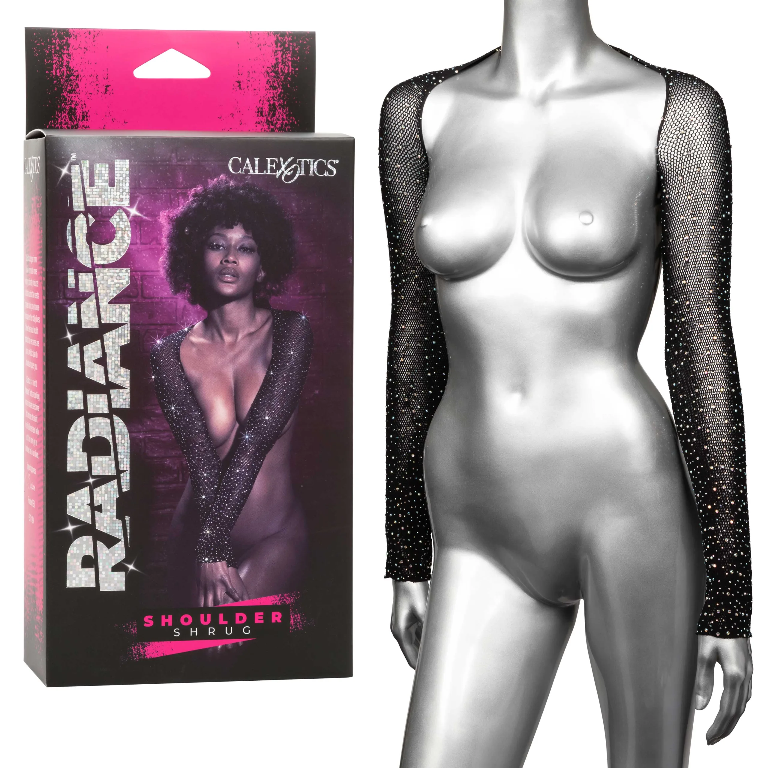 Radiance Shoulder Shrug - Black Teddies & Bodysuits CalExotics