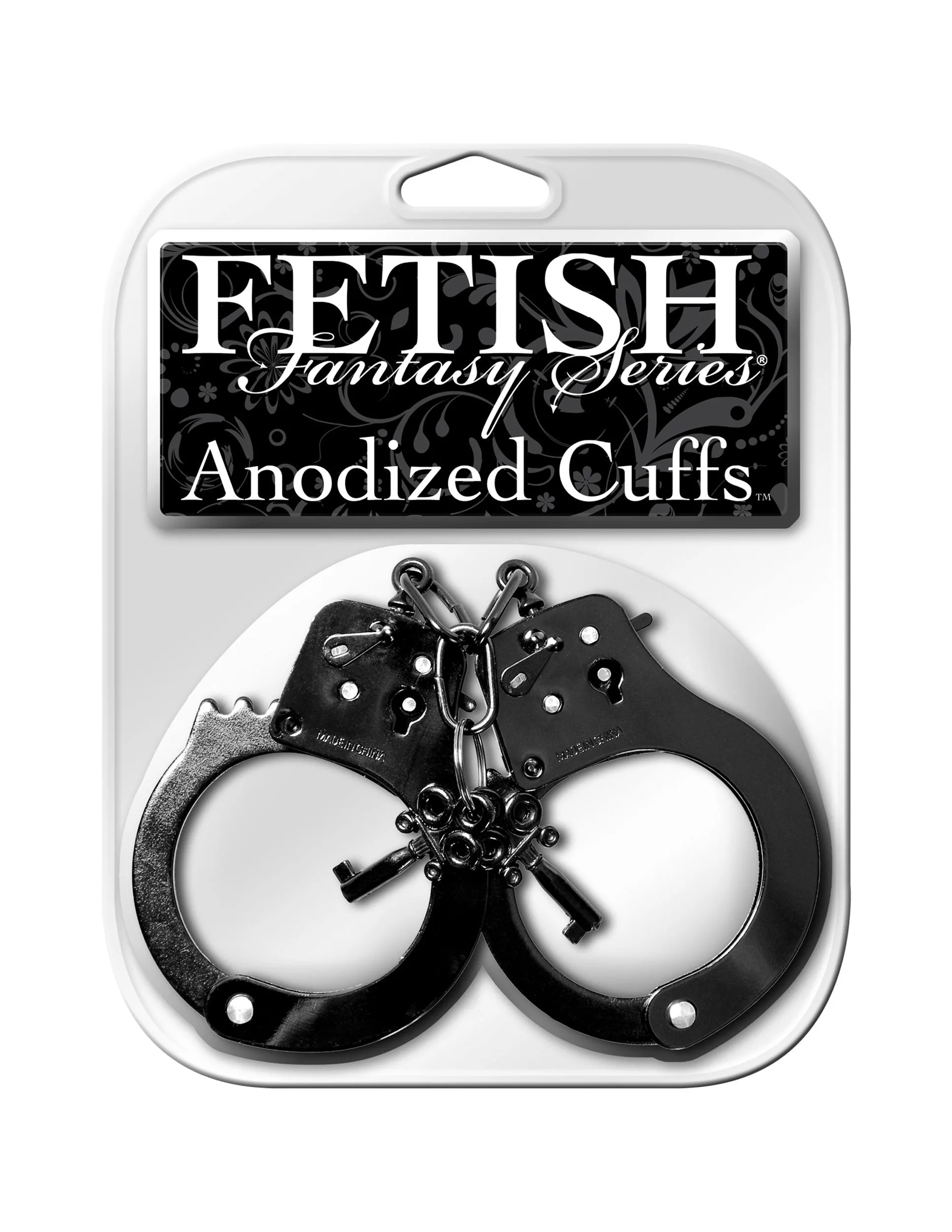 Fetish Fantasy Series Anodized Cuffs - Black BDSM & Kink Pipedream
