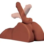 Pdx Extreme Plus Perfect Ride - Brown Anal Play Pipedream