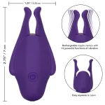 Nipple Play Rechargeable Nipplettes - Purple Festival & Rave CalExotics