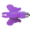 The 9's Flirt Finger Butterfly Finger Vibrator - Purple Vibrators Icon Brands