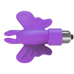 The 9's Flirt Finger Butterfly Finger Vibrator - Purple Vibrators Icon Brands