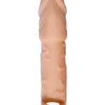 Skinsations Husky Lover 6.5 Inch - White Penis Extension & Sleeves | Non-Vibrating Hott Products