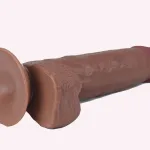 Get Lucky 7.5 Inch Real Skin Dong - Light Brown Dildos Voodoo Toys