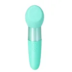 Rina Rechargeable Dual Motor Silicone 15- Function Vibrator - Green Vibrators Maia Toys