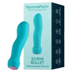 Sormi Bullet Flickering Bullet Vibrator -Turquoise Vibrators Femme Funn