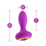 Oh My Gem - Charm Plug - Amethyst - Purple Vibrators Blush