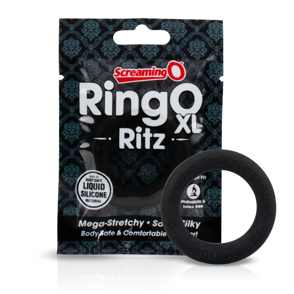 Ringo Ritz XL - Black Cockrings Screaming O