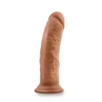 Dr. Skin Glide 8 Inch Self Lubricating Dildo - - Mocha Dildos Blush