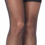Zara Garter Belt and Stocking - Queen - Black Hosiery & Garters Leg Avenue