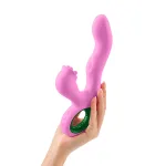 Pallina Triple-Action Rabbit Vibrator - Pink Vibrators Femme Funn