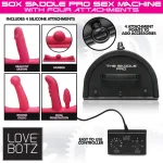 Love Botz 50x Saddle Pro Sex Machine With 4 Attachments Lubes & Essentials XR Brands