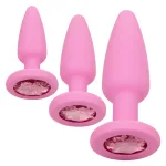 First Time Crystal Booty Kit - Pink Anal Play CalExotics