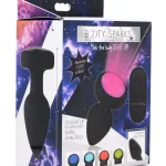 7x Light Up Rechargeable Anal Plug - Small Vibrators XR Brands