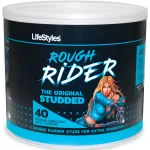 Lifestyles Rough Rider - 40 Count Jar Lubes & Essentials Paradise Marketing