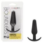 Boundless Vibrating Slim Plug - Black Vibrators CalExotics