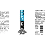 Fuck Water Clear 2oz Water Based Lubricant Lubes & Essentials Fuck Water