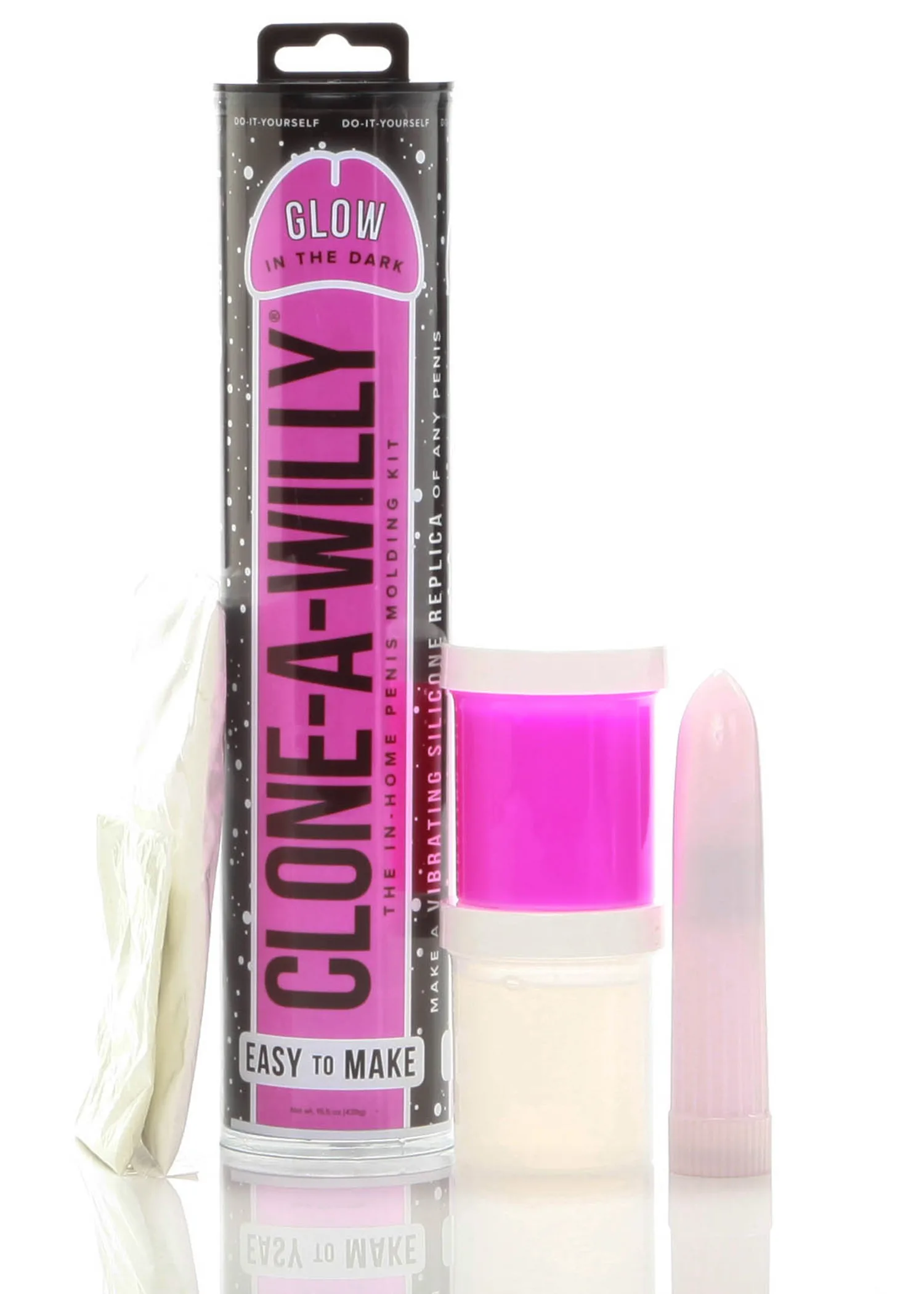 Clone-a-Willy Glow-in-the-Dark Kit - Pink Novelty Clone-a-Willy