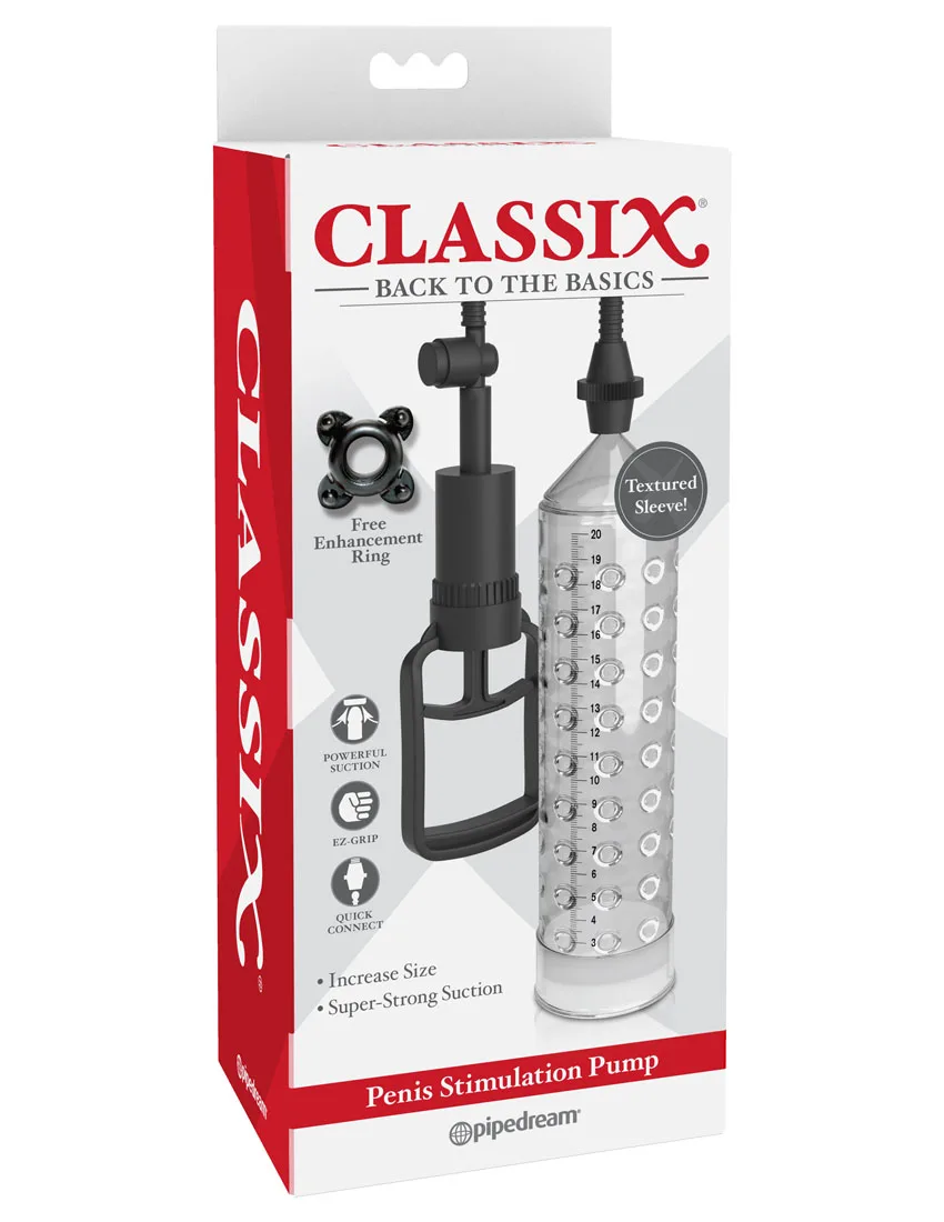 Classix Penis Stimulation Pump Strokers & Pumps Pipedream